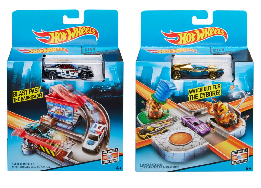 Αξεσουάρ Πίστας Hot Wheels Robot Intersection (1 Τεμάχιο) Public