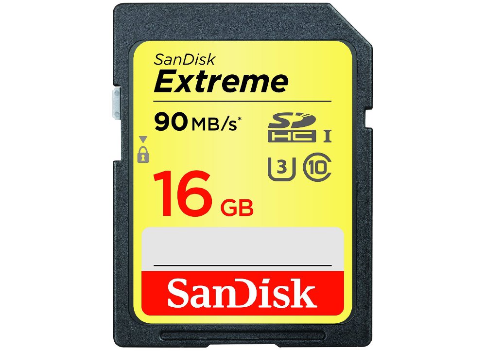 Κάρτα μνήμης SDHC 16GB Class 10 - SanDisk Extreme SDSDXNE-016G-GNCIN | Public
