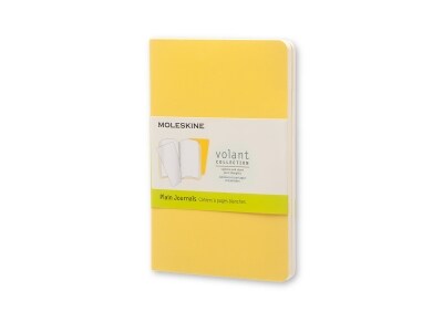 Σημειωματάριο Moleskine Volant Journal Plain Yellow - Small (2 Τεμάχια)