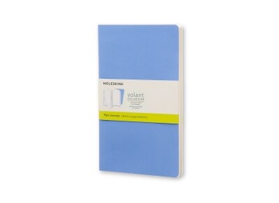 Σημειωματάριο Moleskine Volant Journal Blue - Large (2 τεμάχια)