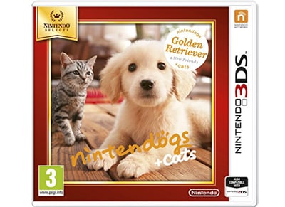 Nintendogs + Cats: Golden Retriever and New Friends Selects – 3DS/2DS Game