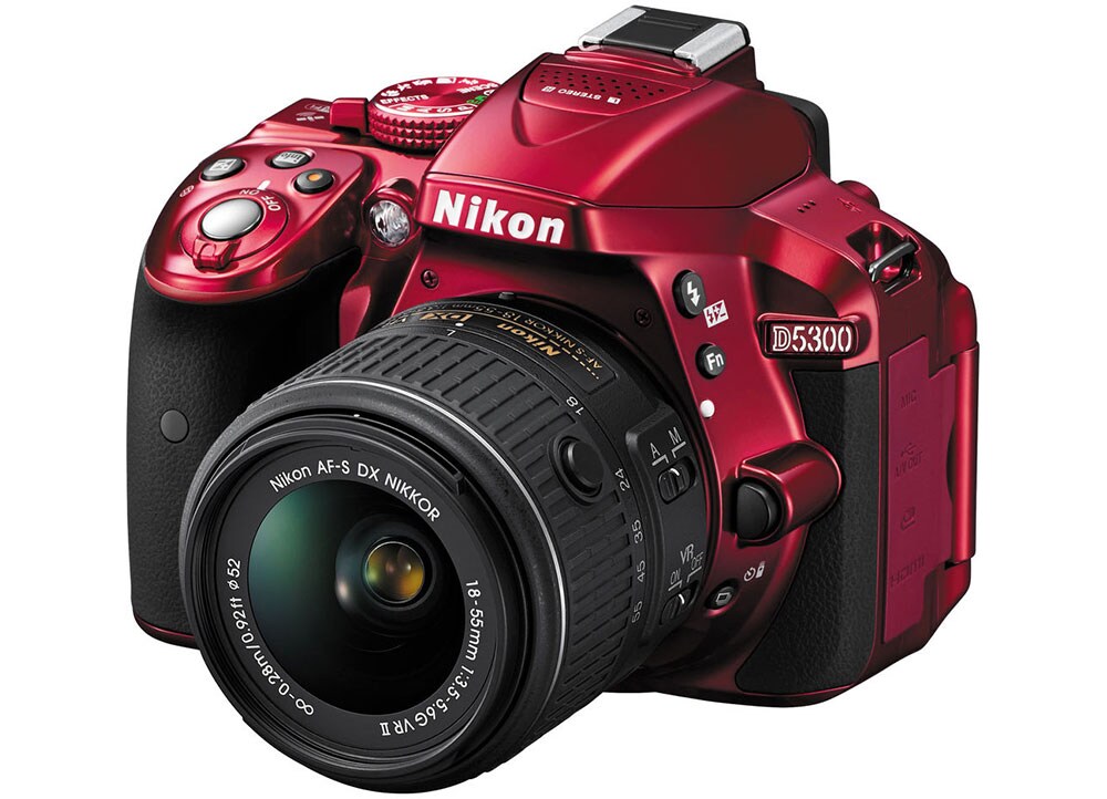 DSLR Nikon D5300 - Kit AF-P 18-55mm VR - Κόκκινο | Public