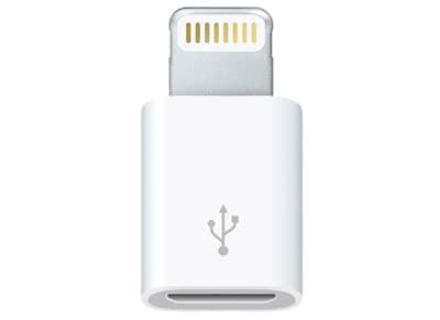 Adapter Lightning to Micro USB - Apple MD820ZM/A Λευκό