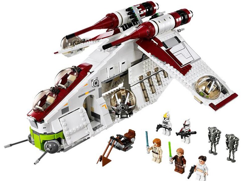 republic dropship lego star wars