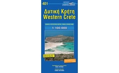 Δυτική Κρήτη (Οδικός - Τουριστικός Χάρτης)