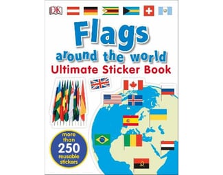 Flags Around the World Ultimate Sticker Book image 0