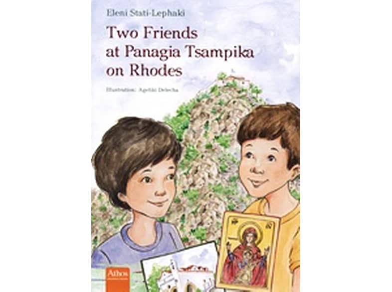 Two Friends at Panagia Tsampika on Rhodes
