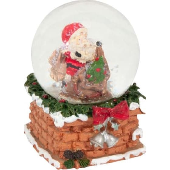 Χριστουγεννιάτικη Χιονόμπαλα Άγιος Βασίλης 5 Cm Christmas Snowball image 0