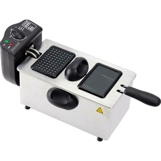 ROAYLTY LINE RL-EFT2000 με Αποσπώμενο Κάδο 2000 W 1.5 L Ασημί Φριτέζα Λαδιού image 0