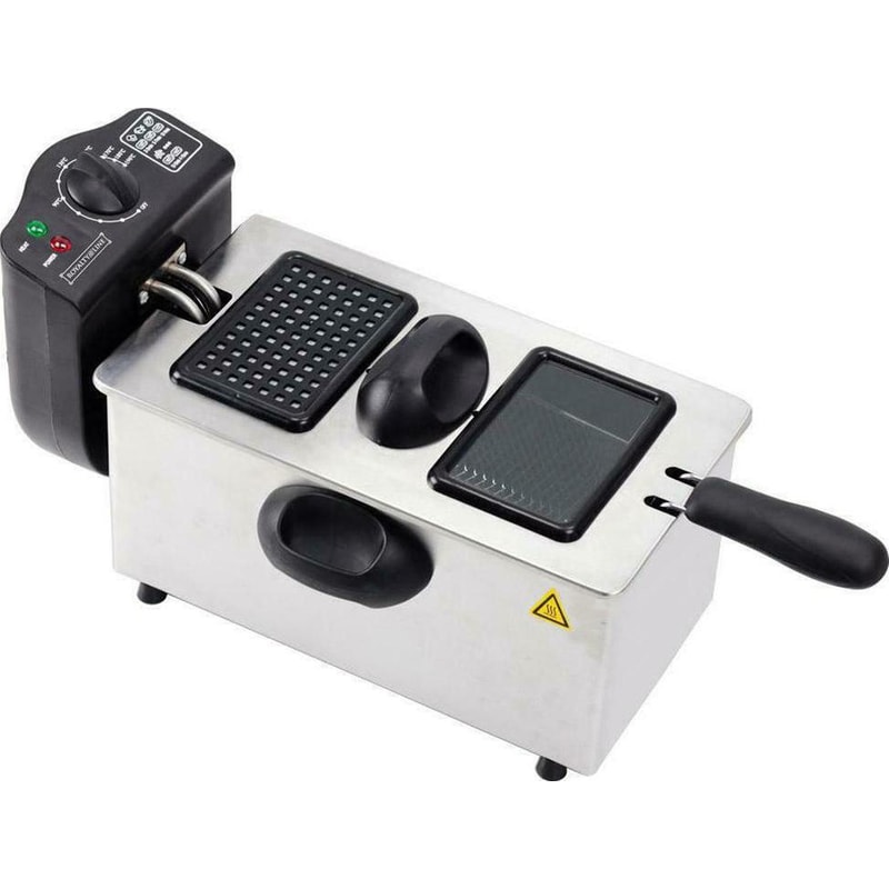 ROYALTY LINE ROAYLTY LINE RL-EFT2000 με Αποσπώμενο Κάδο 2000 W 1.5 L Ασημί Φριτέζα Λαδιού