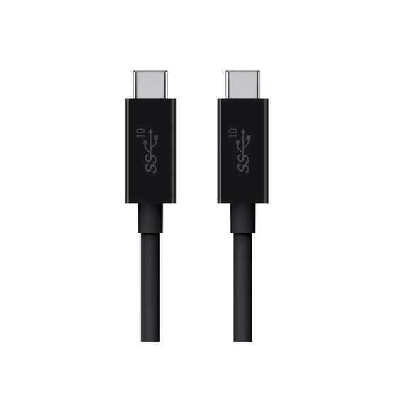 Καλώδιο USB 3.1 από USB-C σε USB-C -1m - Belkin F2CU052BT1M-BLK Μαύρο image 0