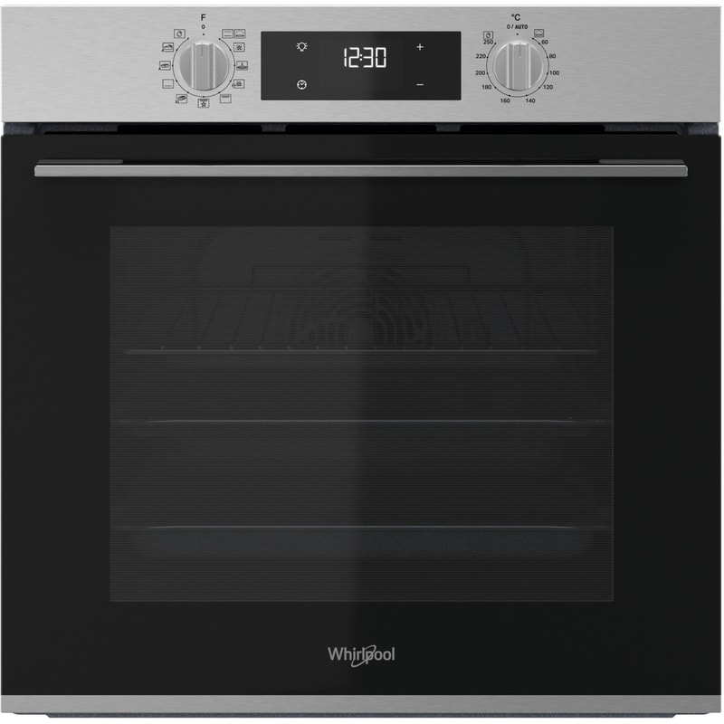 WHIRLPOOL OMK58HR0X 71 Lt Inox Εντοιχιζόμενος Φούρνος Άνω Πάγκου WHIRLPOOL