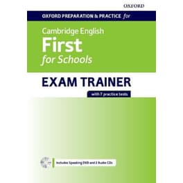 Oxford Preparation and Practice for Cambridge English: First for Schools Exam Trainer Student's Book Pack without Key