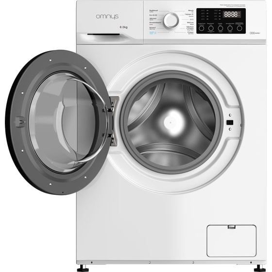OMNYS WFE-6B10SWBX 6 kg 1.000 Στροφές Λευκό Πλυντήριο Ρούχων image 4