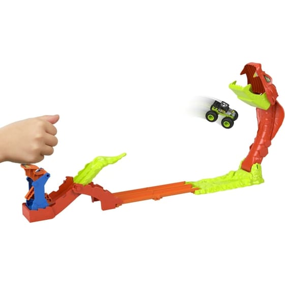 Mattel Hot Wheels Monster Trucks Πίστα Επίθεση Φιδιού image 2