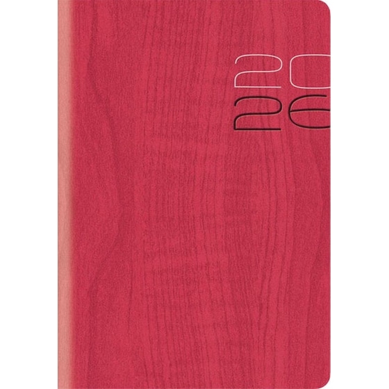 Ημερολόγιο Ημερήσιο 2026 Θεοφύλακτος 12M Woodline Κόκκινο image 0