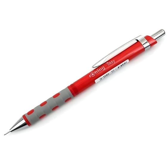 Μηχανικό Μολύβι Rotring Tikky με Γόμα 0.5 mm HB Κόκκινο image 0