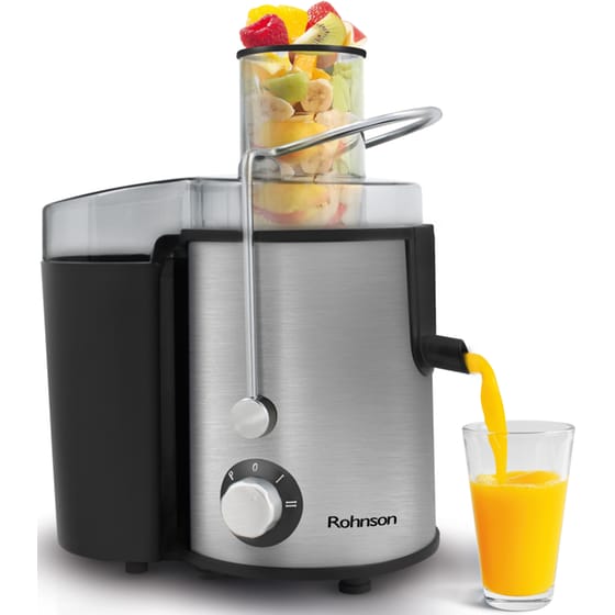ROHNSON Juice Extractor R-438 600 W Ασημί Ηλεκτρικός Αποχυμωτής image 2