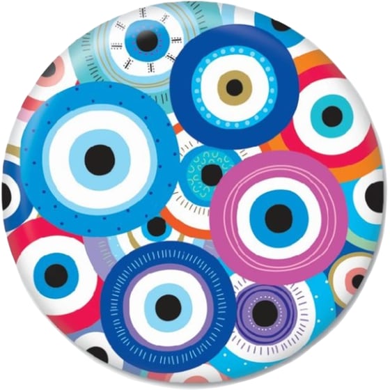 Μαγνήτης GNF Γούρι Μάτια Πολύχρωμα image 0