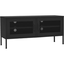Έπιπλο Τηλεόρασης VidaXL Ατσάλι 105x35x50cm - Μαύρο