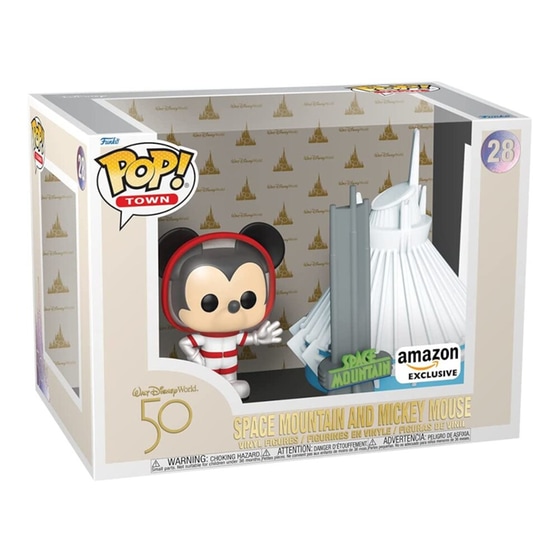 Φιγούρα Funko Pop! Town - Walt Disney World 50th #28 - Space Mountain and Mickey Mouse image 1
