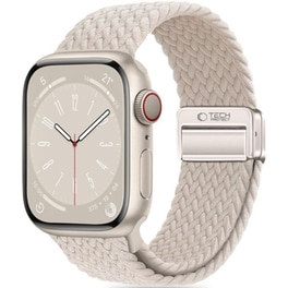 Λουράκι Tech-Protect Nylonmag για Apple Watch 42/41/40mm - Natural Titanium