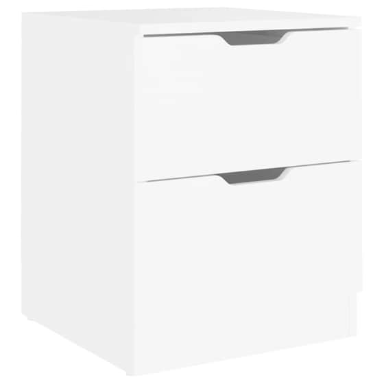 Κομοδίνο Vidaxl Από Μοριοσανίδα 40x40x50 cm - Λευκό image 0