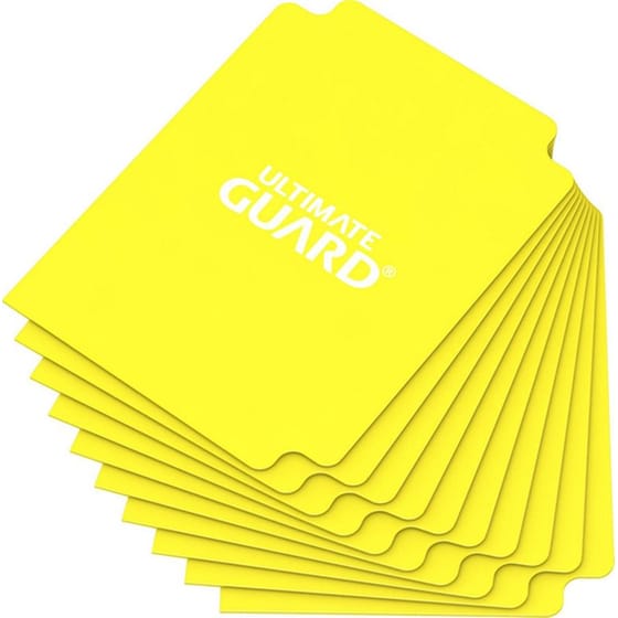Ultimate Guard Card Dividers Standard Size Yellow (10 Pack) image 1