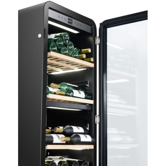 LA SOMMELIERE APOGEE145DZ για 143 Μπουκάλια με UV Προστασία Μαύρο Συντηρητής Κρασιών image 4