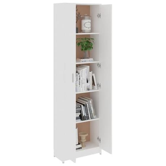 Ντουλάπα Διαδρόμου Vidaxl από Μοριοσανίδα  55x25x189cm - Λευκό image 4