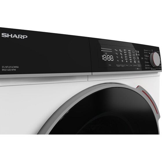 SHARP ES-DNFL014CWDA-EE 10 kg 1.400 Στροφές Λευκό Πλυντήριο Ρούχων image 10