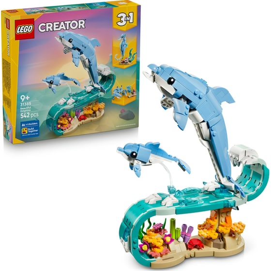 LEGO® Creator 3 σε 1 Θαλάσσια Ζώα: Όμορφα Δελφίνια (31385) image 6