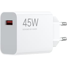 Φορτιστής Πρίζας Xiaomi Turbo Charging Power Adapter USB-A 45W - White