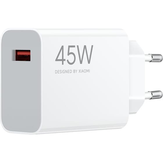 Φορτιστής Πρίζας Xiaomi Turbo Charging Power Adapter USB-A 45W - White image 0