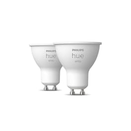Έξυπνες Λάμπες Philips Hue 4.3W GU10 2 Τμχ - Λευκό