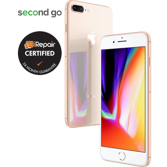 Μεταχειρισμένο Apple iPhone 8 Plus 64GB Gold second go Certified by iRepair image 4