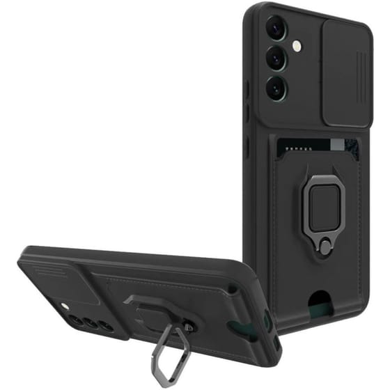 Θήκη Samsung Galaxy A14 - Bodycell Multifunction - Μαύρο image 0