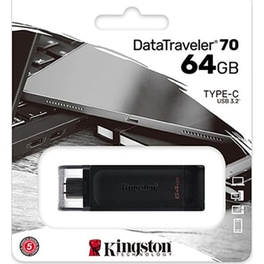 Kingston DataTraveler 70 64GB USB-C Flash Drive - Μαύρο