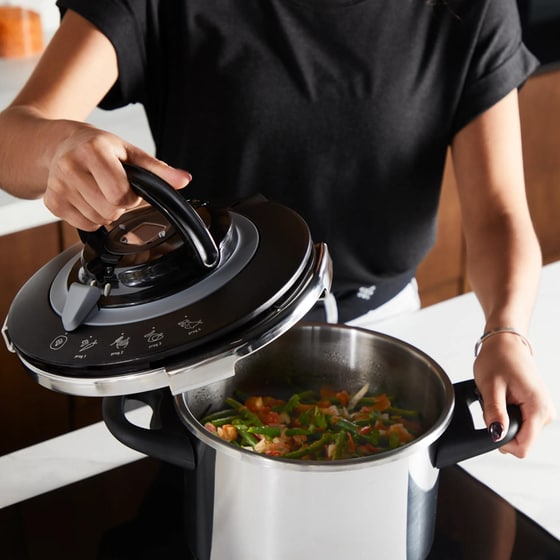 Χύτρα Ταχύτητας TEFAL P4551531 10 L Inox image 4