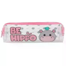 Κασετίνα Βαρελάκι i-Total PVC Διάφανη Hippo