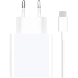 Σετ Φόρτισης Xiaomi USB-A to USB-C 67W - White