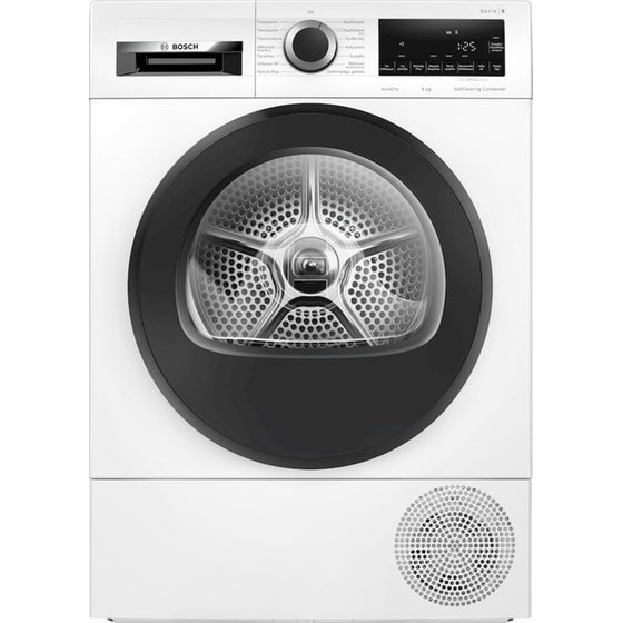 BOSCH WQG23508GR 8 kg Α++ με Αντλία θερμότητας και AutoDry Λευκό Στεγνωτήριο Ρούχων image 0
