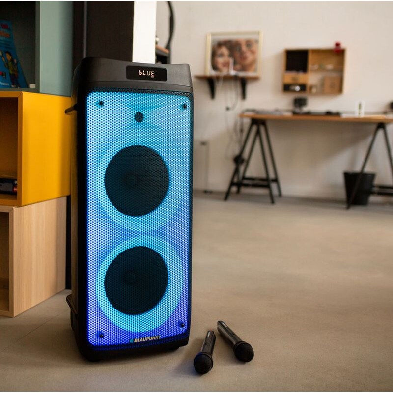 Party Speaker Blaupunkt PB08DB 700W Karaoke Μαύρο Public