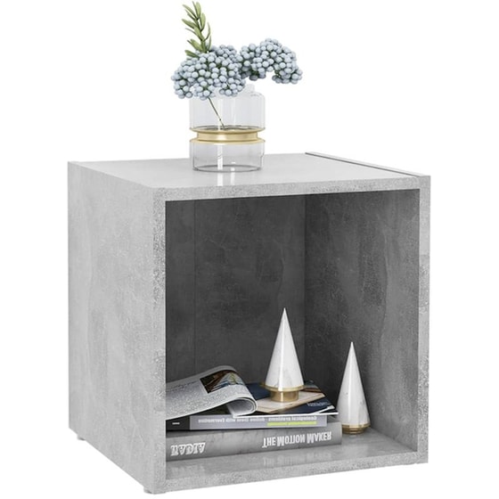 Έπιπλα Τηλεόρασης Vidaxl από Μοριοσανίδα 4 Τμχ 37x35x37cm - Γκρι image 6