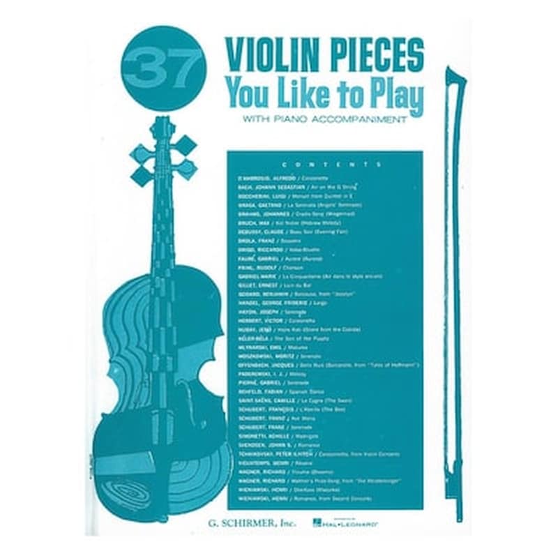 37 Violin Pieces You Like To Play MRK0180747