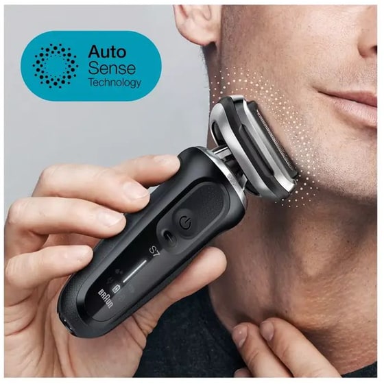 Ξυριστική Μηχανή BRAUN 71-N7200cc Μαύρη image 3