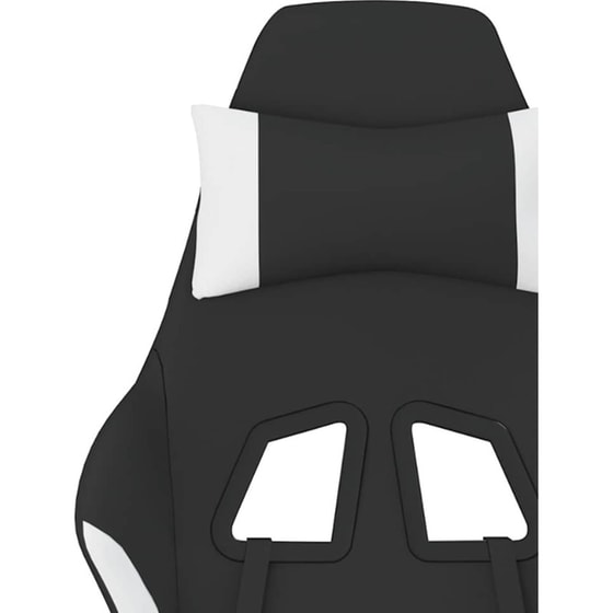 Καρέκλα Gaming VIDAXL 345508 με Υποπόδιο - Μαύρο image 8