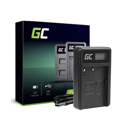 Green Cell Mh-18,mh-18a For Nikon En-el3,d-slr D50 D70 D80 D90 D100 D200 D300 D700 D900 Adcb23 image 0