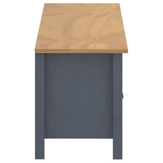 Έπιπλο Τηλεόρασης VidaXL Ξύλο Πεύκου 110x40x47cm - Γκρι image 4