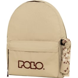 Τσάντα Πλάτης Polo Original Scarf Sand/Cherry (+δώρο Πορτοφολάκι Polo)
